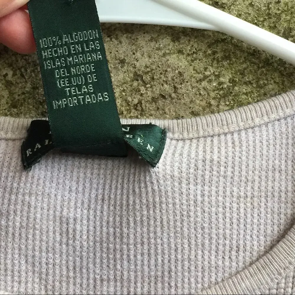 Reworked Ralph Lauren Long Sleeve Stretchy Top.-MA3
